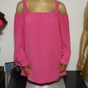 Neiman Marcus Hot Pink Blouse